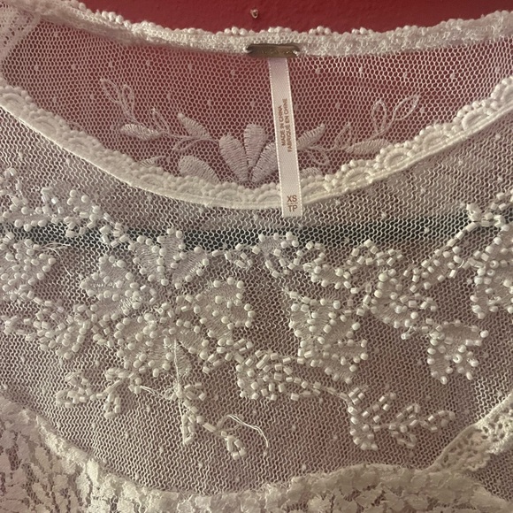 Nwt Free People Rodeo Bella Dress Ivory - Picture 2 of 3